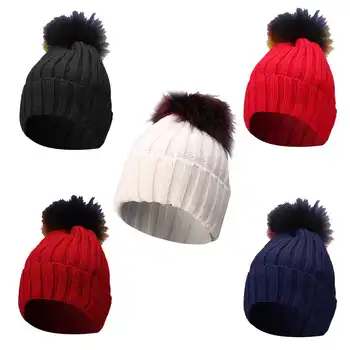 

Pink/Red Women Crochet Braided Knit Beanie Cap Ski Sport Warm Cap Autumn Winter Ladies Knitted Cotton Hat Casual Outdoor Hat