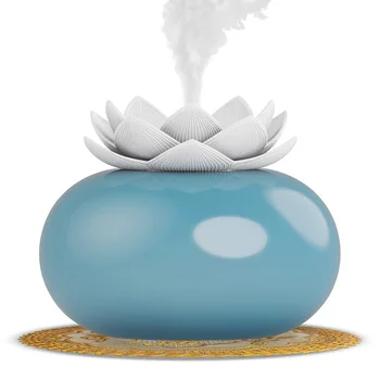 

200ml Ceramic Ultrasonic Aroma Humidifier Air Diffuser Lotus Purifier Atomizer Essential Oil Diffuser Professional New
