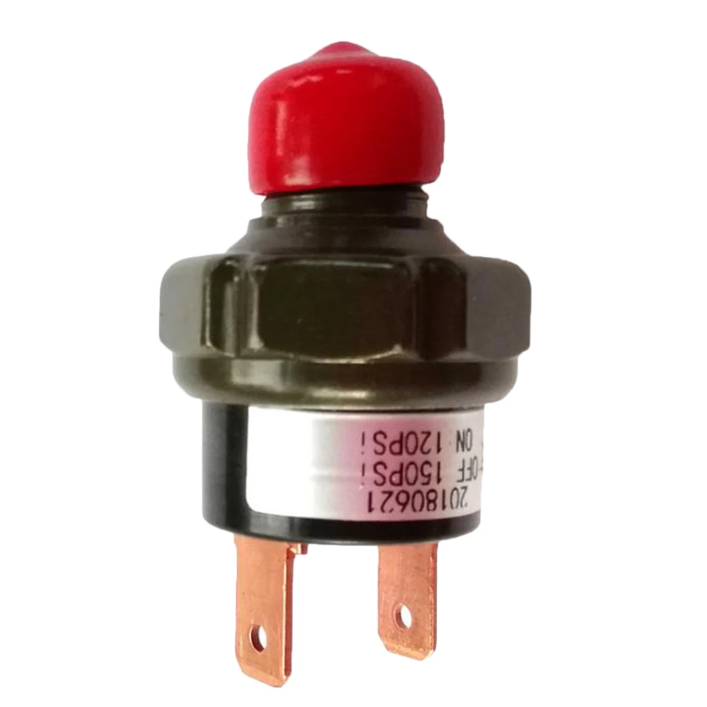 Heavy Duty Air Pressure Control Switch Valve 1/4'' NPT 120-150 PSI for 12V Air Compressor, Air Tool Parts & Accessories
