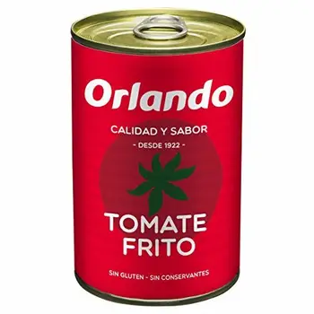 

Tomato Sauce Orlando - Orlando Tomate Frito Orlando Sofrito Base – Smooth Pasta Sauce – Gluten Free & Vegan – 400g, [Pack of 6]