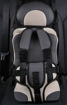 Large gray Детское автомобильное кресло, переносное, 0-12 лет, детское кресло в машину, сидение, лежа, Универсальное автомобильное кресло для детей, кресло, дышащие Чехлы, автомобильное кресло, детское - Цвет: Large gray