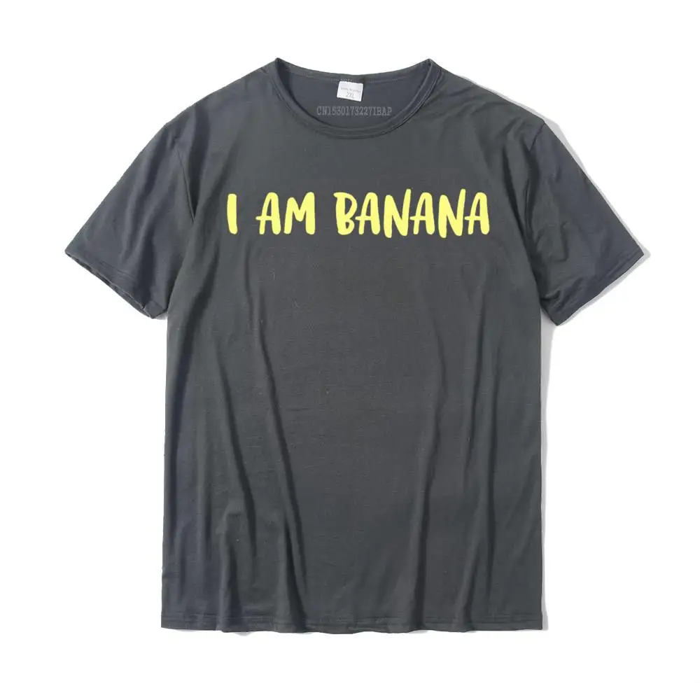 Design Printed Mens Top T-shirts Dominant Father Day Short Sleeve Round Collar Pure Cotton Tops T Shirt Street Tops Shirt I Am Banana Funny Yellow Tropical Fruit Lover Novelty Gift Pullover Hoodie__MZ23106 carbon