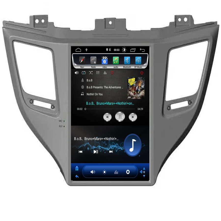 Tesla Тип Android Fit HYUNDAI TUCSON IX35/TUCSON-Автомобильный dvd-плеер навигация gps радио