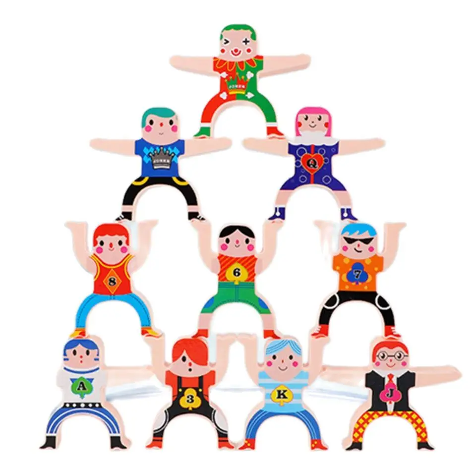 16pcssetMultiplayerBalanceBricksStackinghighGameBoardGame