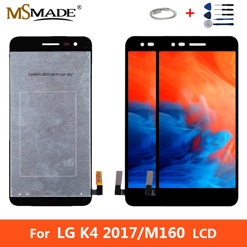 

Original LCD For LG K4 2017 M160 LCD Touch Screen Digitizer Display Assembly Parts For M150 M151 M160E With Frame Free Shipping