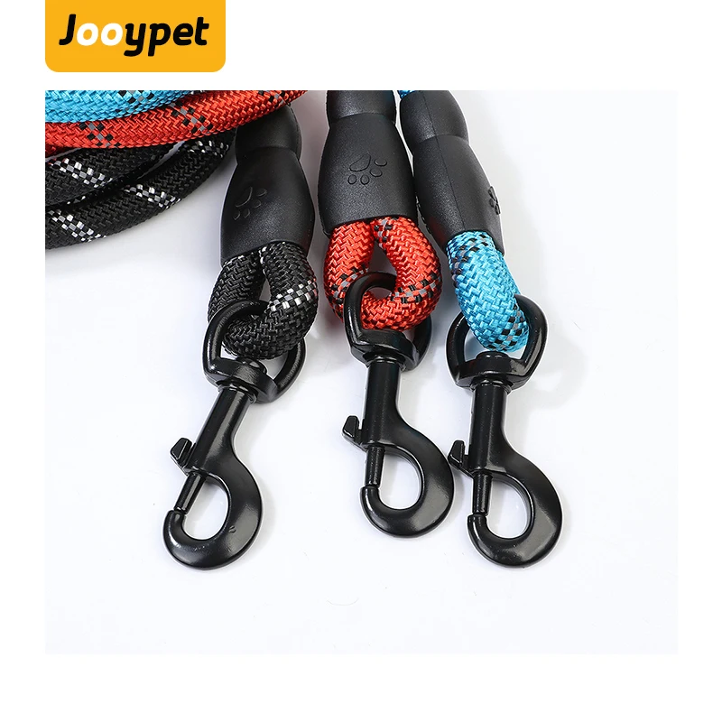 JOOYPET 5 футов нейлоновая плетеная веревка Светоотражающий Поводок для