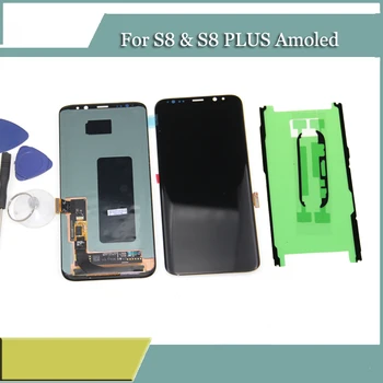 

Super AMOLED for SAMSUNG Galaxy S8 G950 G950F Display S8 Plus G955 G955F Touch Screen Digitizer
