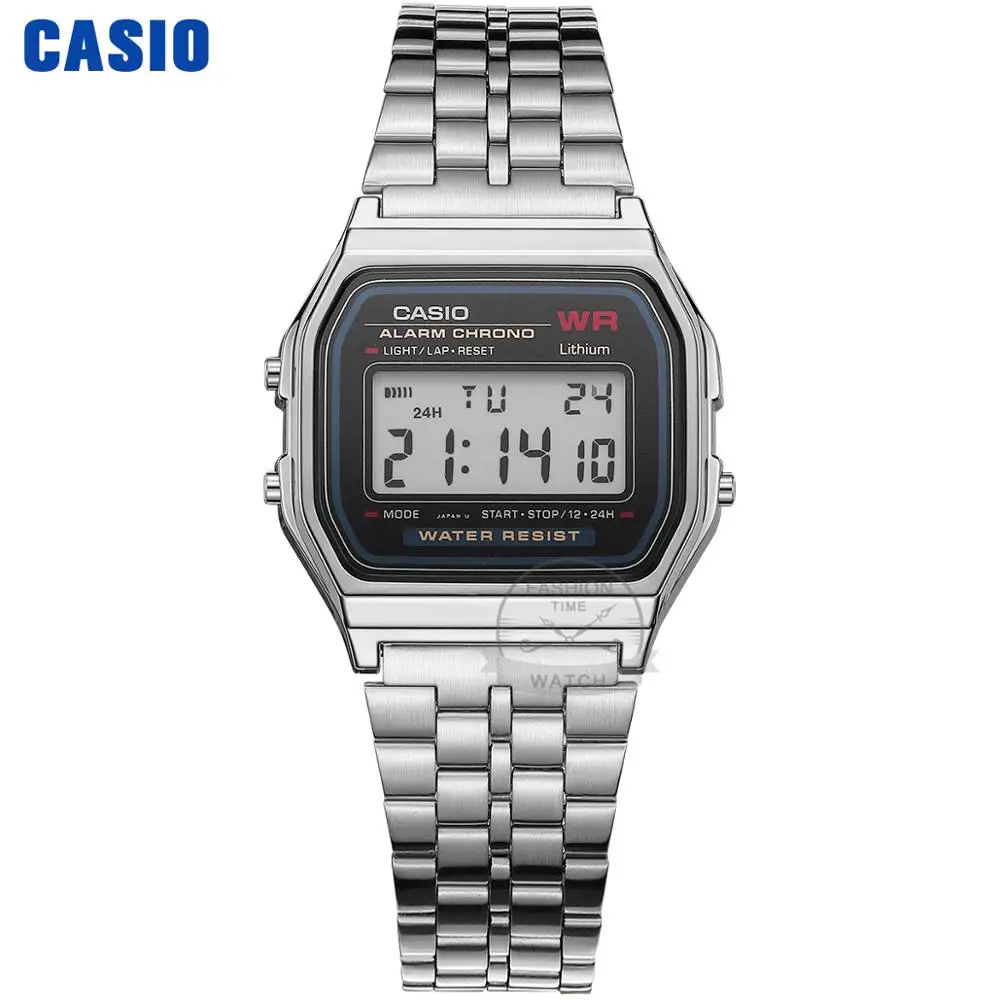 Casio часы золотые часы мужчины лучший бренд класса люкс LED цифровые водонепроницаемые кварцевые мужские часы спортивные военные наручные часы relogio masculino reloj hombre erkek kol saati montre homme zegarek meski - Цвет: A159WAN1D