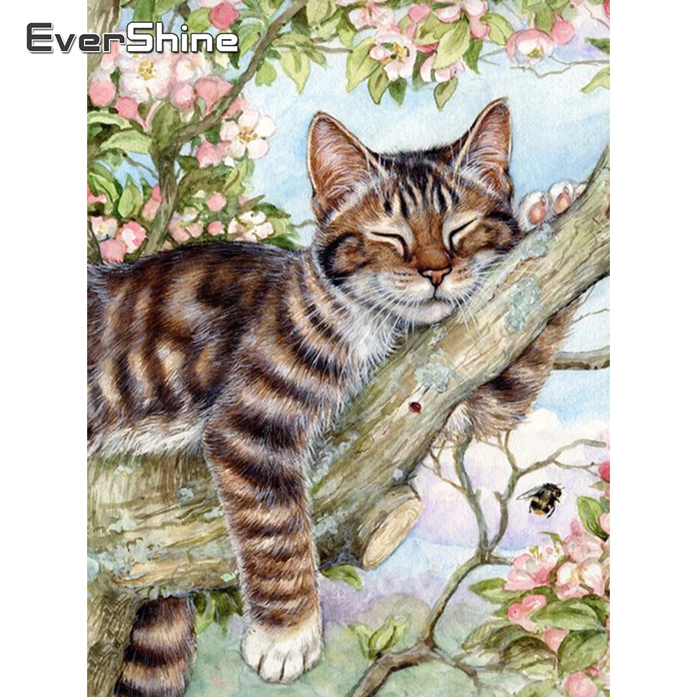 Diamond-Painting Embroidery Picture Cross-Stitch Mosaic Rhinestones Animal Decoration Home