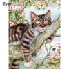 Evershine 5D DIY Diamond Painting Cat Cross Stitch Animal Embroidery Complete Kit Picture Of Rhinestones Mosaic Decoration Home ► Photo 1/6