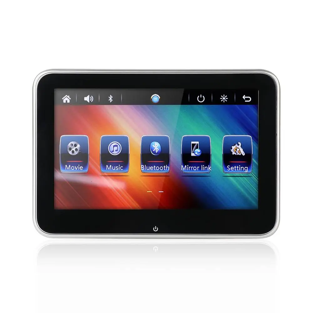 

8 inch Ultra-thin Car Headrest Monitor MP5 Player Mirror link Android FM HD 1080P Video Screen With USB/SD Multimedia Player