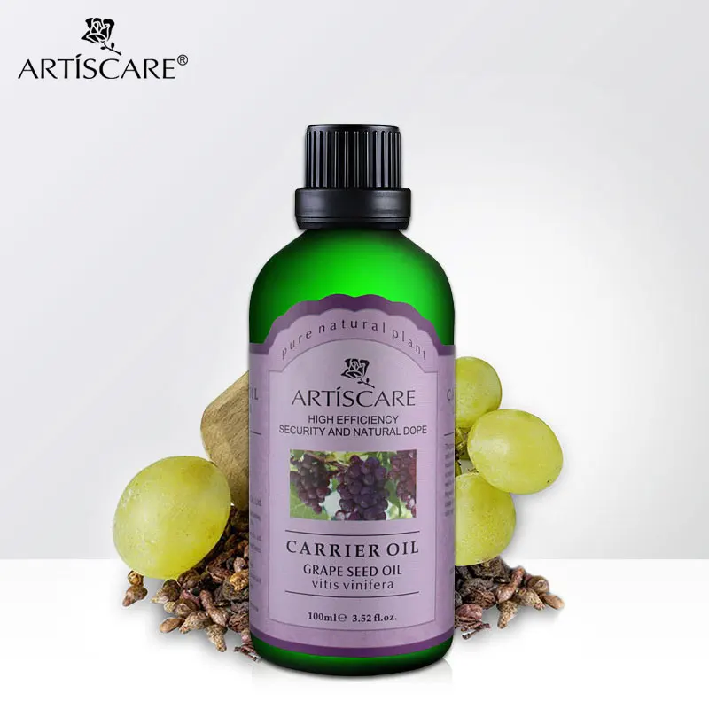 ARTISCARE 100% натуральное масло виноградных косточек 100 мл для солнцезащитного крема