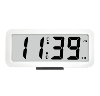 

TXL Large Digital Electronic Alarm Clock with Calendar, 2 Alarms/16 Music Options/Volume Control for Home Desktop/Wall Mount