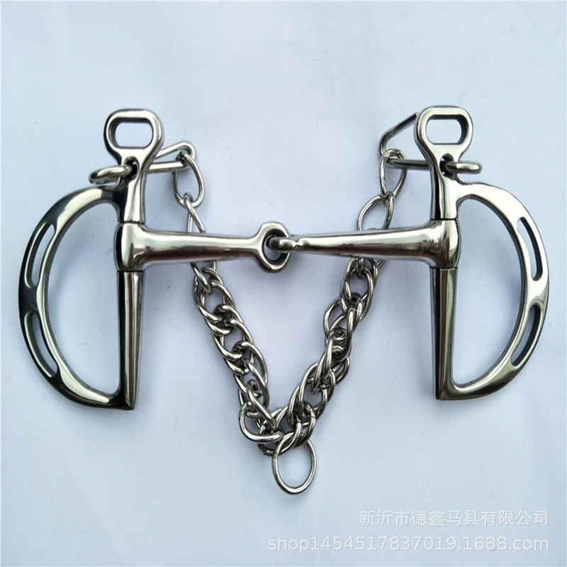 Из нержавеющей стали конский Snaffle бит полный щек бит конский продукт рот конного оборудования поставки