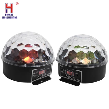 

Dj Lights Disco Ball LED 27W Mini Magic Ball Light Strobe Colorful Effect Bar Wedding Show DMX Controller stage light (2pcs/lot)