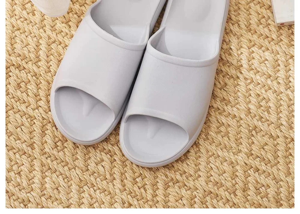 Xioami Men Home bathroom non-slip slippers indoor Floor Flat Shoes Summer massage flip flop health soft and wear-resistant