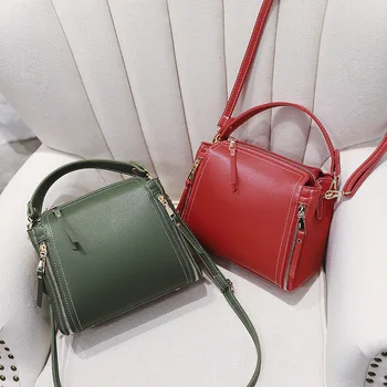 

2020 New Korean Small Bag Explosion Style Messenger Bag Fashion Simple Bucket Bag Fashion Simple Shoulder Bag Tide Luxury Bag