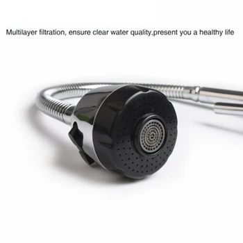 

Tap Kitchen Faucet Modern Single Hole Chrome Plated Rotation 360° Swivel