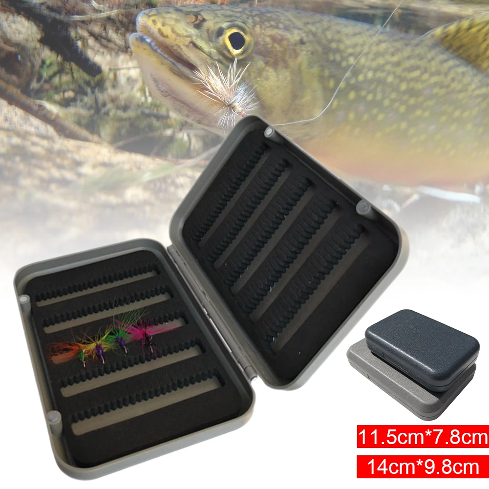 New Fishing Fly Lures Box Bag Waterproof Double Sided Lure Storage Box