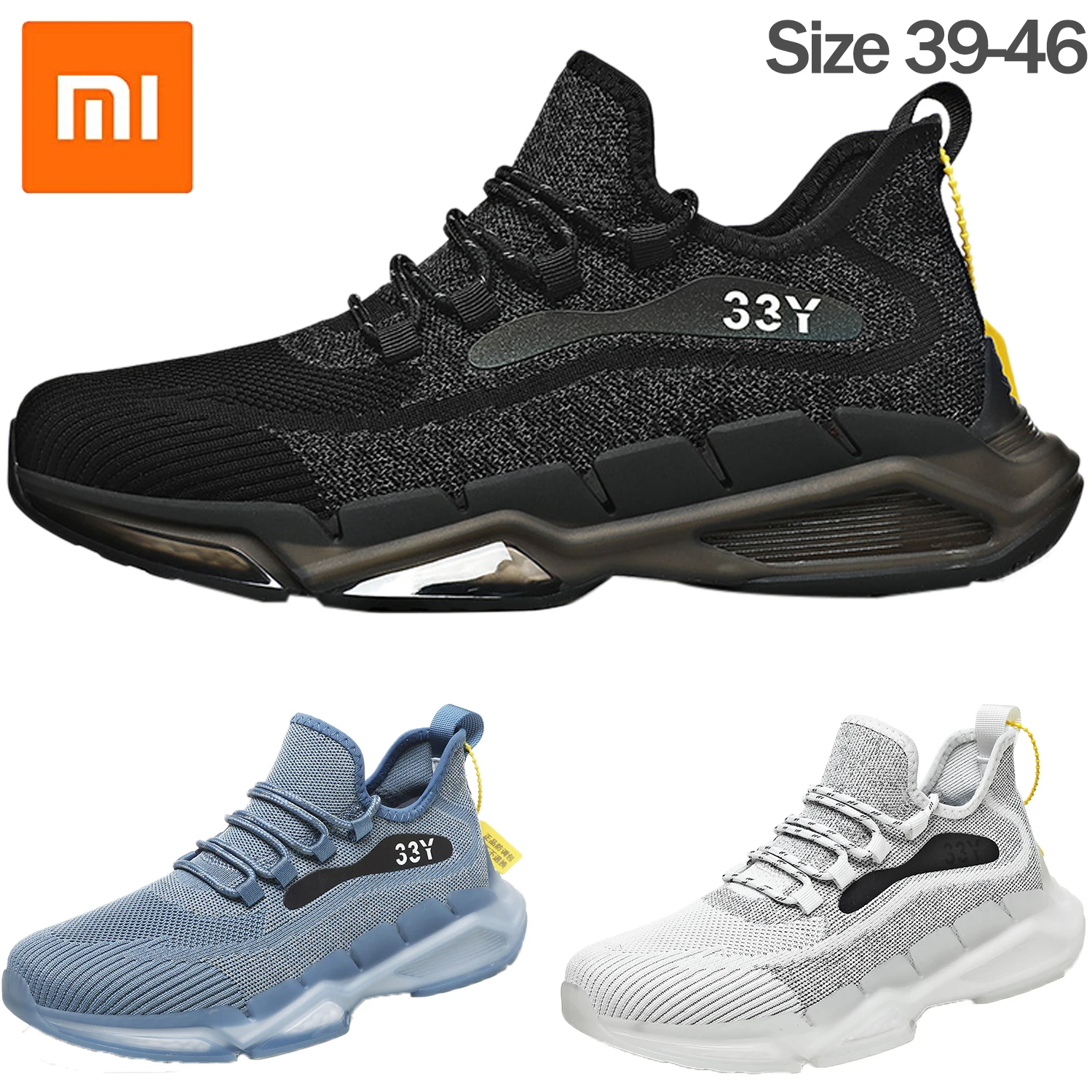 Мужские кроссовки Xiaomi Mijia Легкие беговые Uni-mould 4D эластичные вязаные KPU