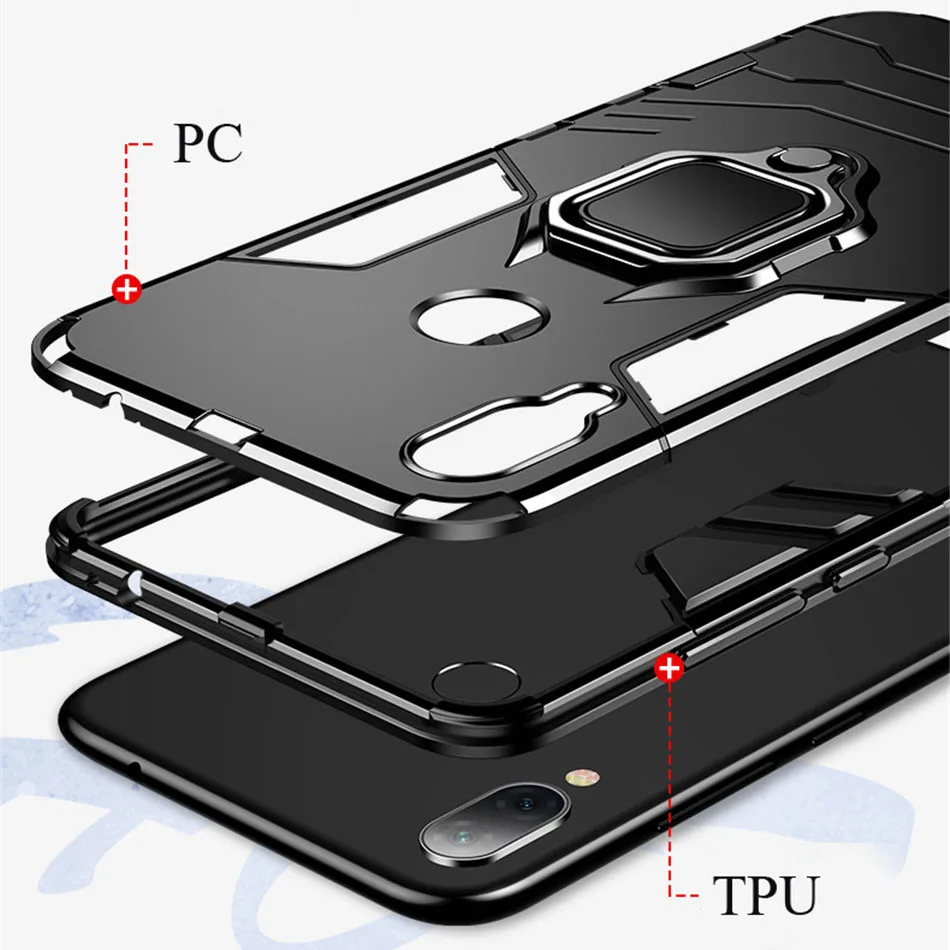 Kickstand чехол для Xiaomi Redmi Note 7 5 6 Pro 4X4 Redmi 7A 7 6 Pro 5 Plus Гибридный Силиконовый чехол для Xiaomi Redmi K20 Pro Note 7