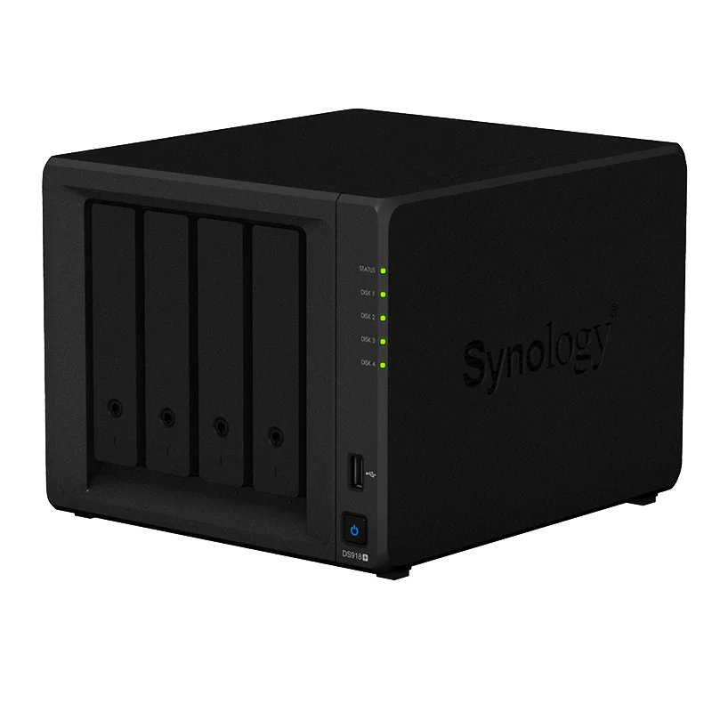 Дисковая станция NAS Synology DS918 + 4G 4 bay бесдисковый nas сервер nfs облачное хранилище для