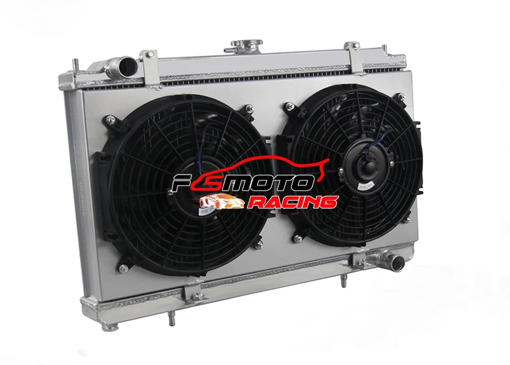 Aluminum Radiator Shroud FANS For Nissan 240SX Silvia S13 SR20/SR20DET