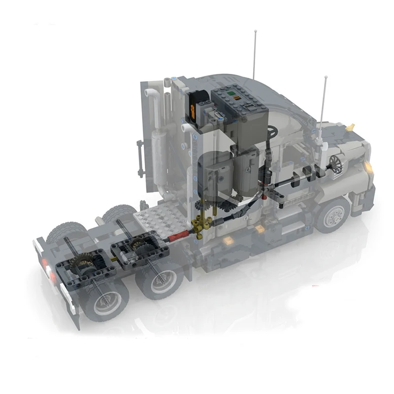 Details about   799pcs Technic Car Engineering Dump Truck White Building Blocks Bricks Set Kit 