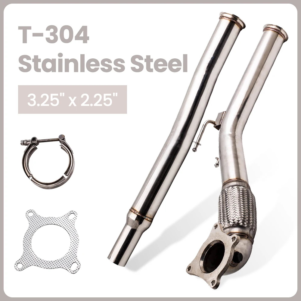 Exhaust Turbo Downpipe Piping for VW Golf Mk5/Mk6 2.0T 2003 2012 Jetta