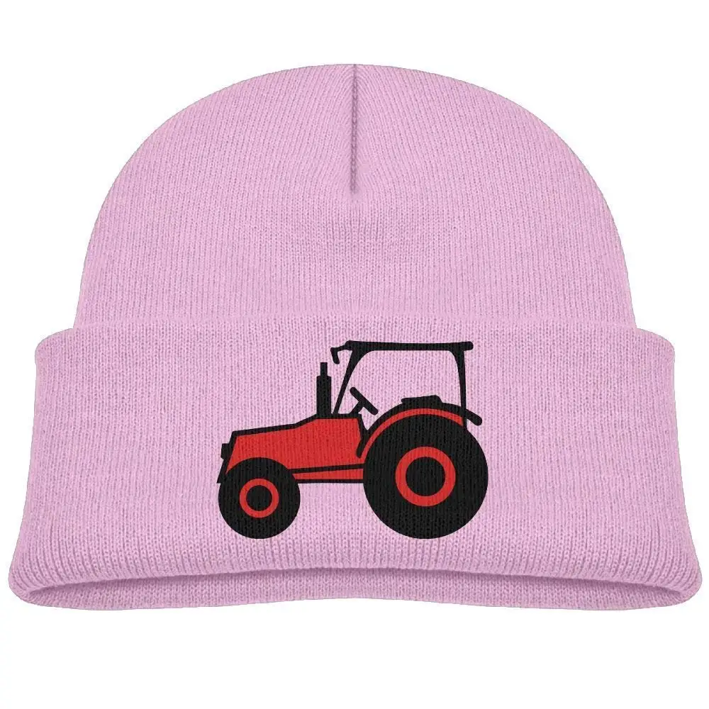 Tractor Baby Boy Winter Warm Hat Lovely Knit Beanies Cotton Cap for Girls and Boys Pink | Аксессуары для одежды