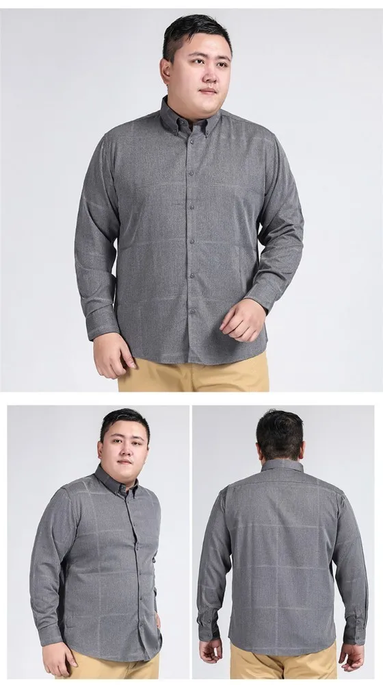 Большие размеры 8xl 7xl 6xl Новая Осенняя модная брендовая мужская одежда мужская рубашка с длинными рукавами мужская хлопковая повседневная