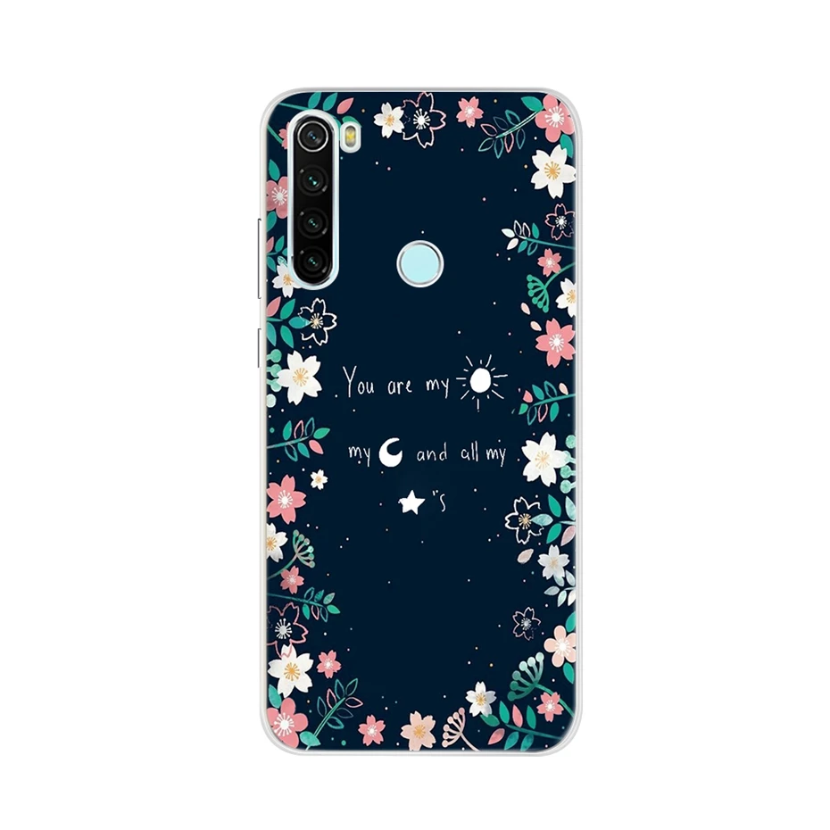 Многоцветный Для Xiaomi Redmi note 8 чехол силиконовый мягкий ТПУ чехол для телефона для Xiaomi Redmi note 8t 8 pro 6,3 задний Чехол, Fundas Coque bumper - Цвет: Многоцветный
