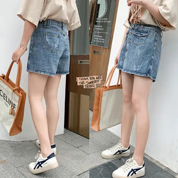

Denim Half Skirt Shorts Sexy Women Fashion Summer High Waist Korean Black Skirt Blue Package Hip Harajuku Plus Size Jeans