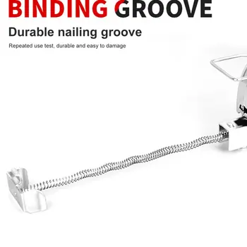 

New Durable Three-purpose Manual Code Nail Gun U-shaped Nails Carbon Steel Straight Nails Thick Nail For Woodworking Tool