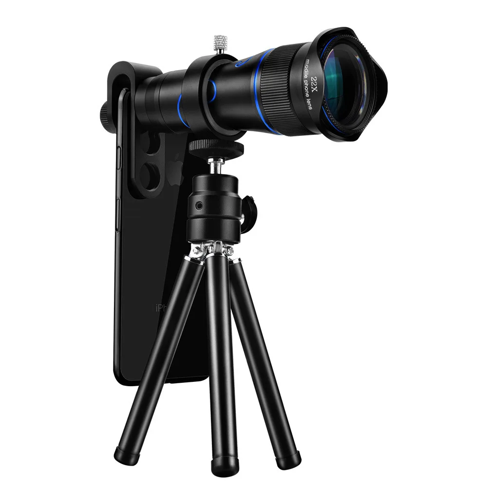 

22 Times Mobile Phone Lens Non-Distortion 22 Times Zoom Lens 4K Mobile Phone Extraposition Long-focus Telephoto Lens a Generatio