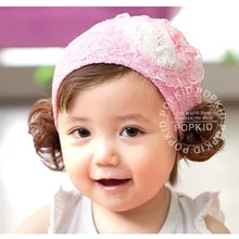 Стиль, весенне-летний детский парик из ленты с большими ободками в форме сердца, головной убор для маленьких девочек, украшение для фотосессии