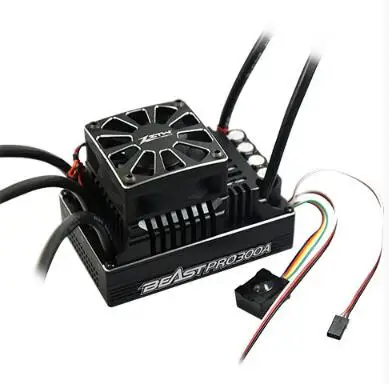 ZTW 1:5 Beast PRO SL 300A 6V/7.4V adjustable 8A BEC Brushless ESC waterproof all aluminium heat sinking for truck and light car | Игрушки и