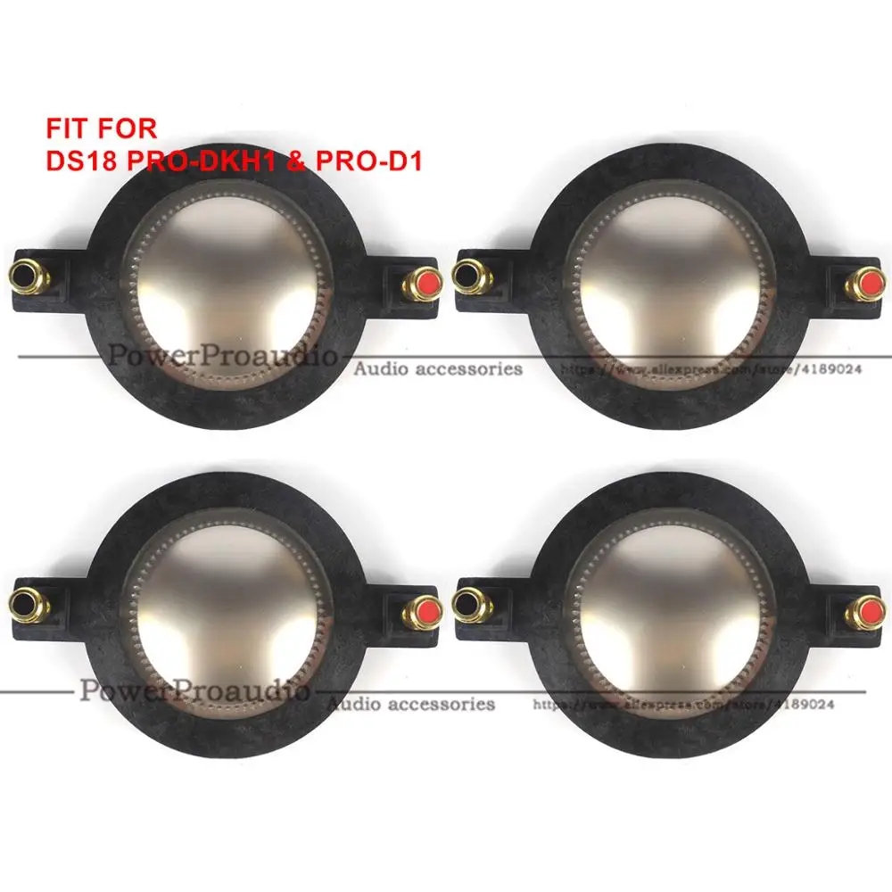 4Pcs Diaframma Ds18 Pro-Dkh1 & Pro-D1 Titanio Ds18 Pro-D1F Driver 8Ohm 8Ohm Confezione: 4 Pezzi