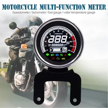 

Multi-function Modified Motorcycle Meter LCD Display Speedometer Tachometer