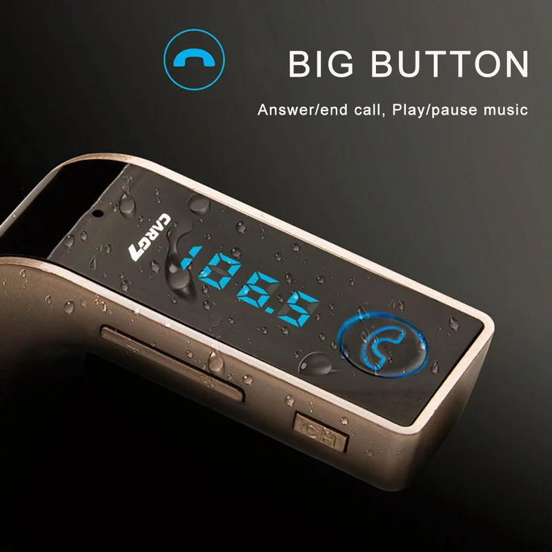 4 в 1 беспроводной Bluetooth FM передатчик громкой связи автомобильные аксессуары