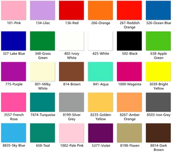 

300mm x 300mm x 3.0mm Acrylic/PMMA Opaque Color Sheets for Jewelries, Crafts, Art Works, Decoration - 8 pcs/pack