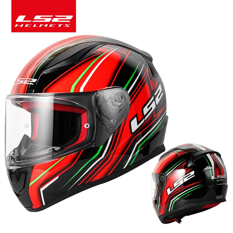 Capacete LS2 FF353 casco moto integrale ls2 RAPID ABS struttura sicura uomo  donna caschi casco moto - AliExpress
