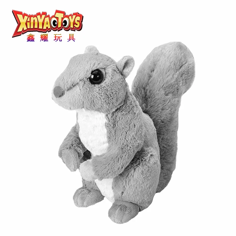 grey squirrel soft toy