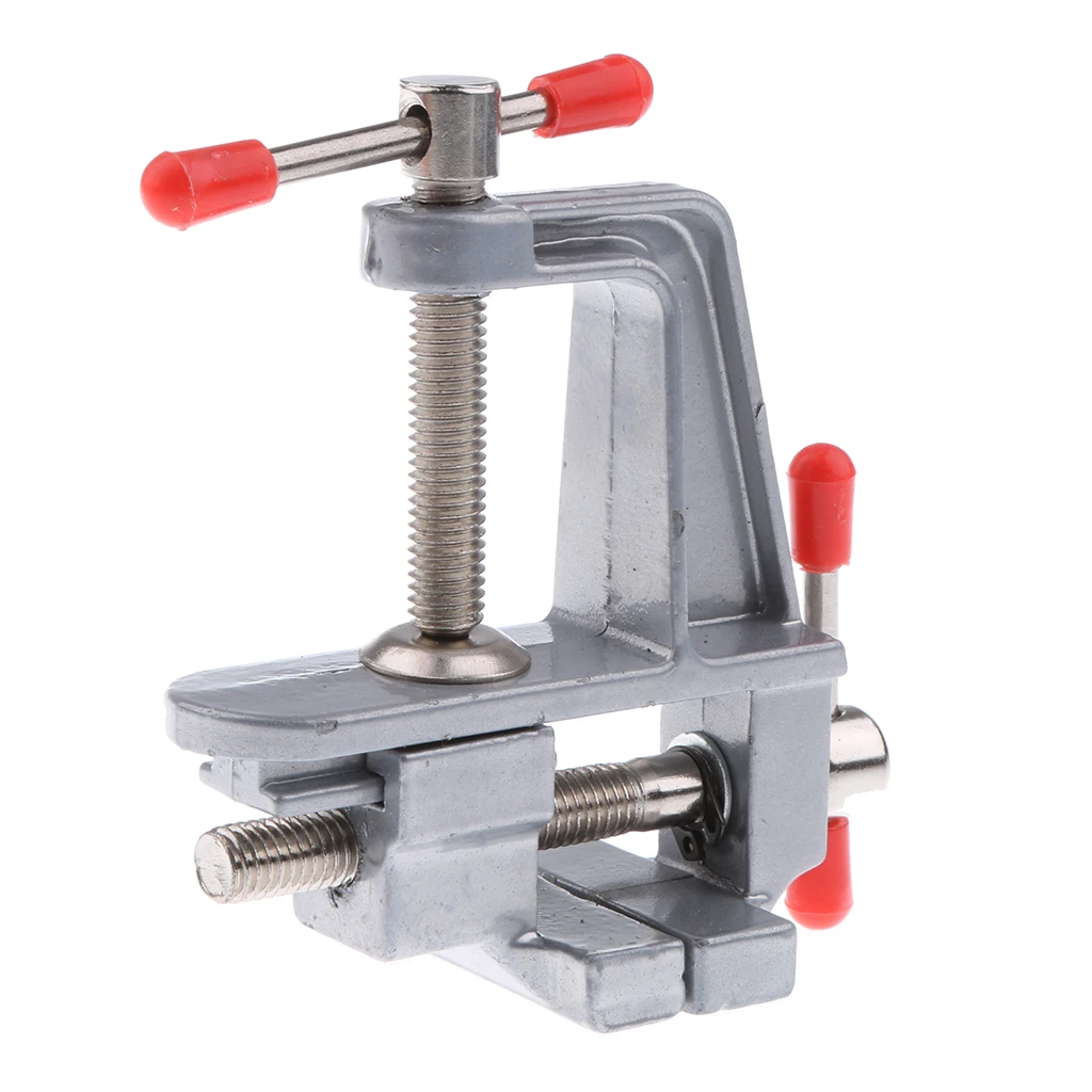 3.5'' Mini Aluminum Alloy Table Vise Metal Vice Clamp Clip Tool DIY for Crafts, Arts, Detailing, Woodworking, Workbench