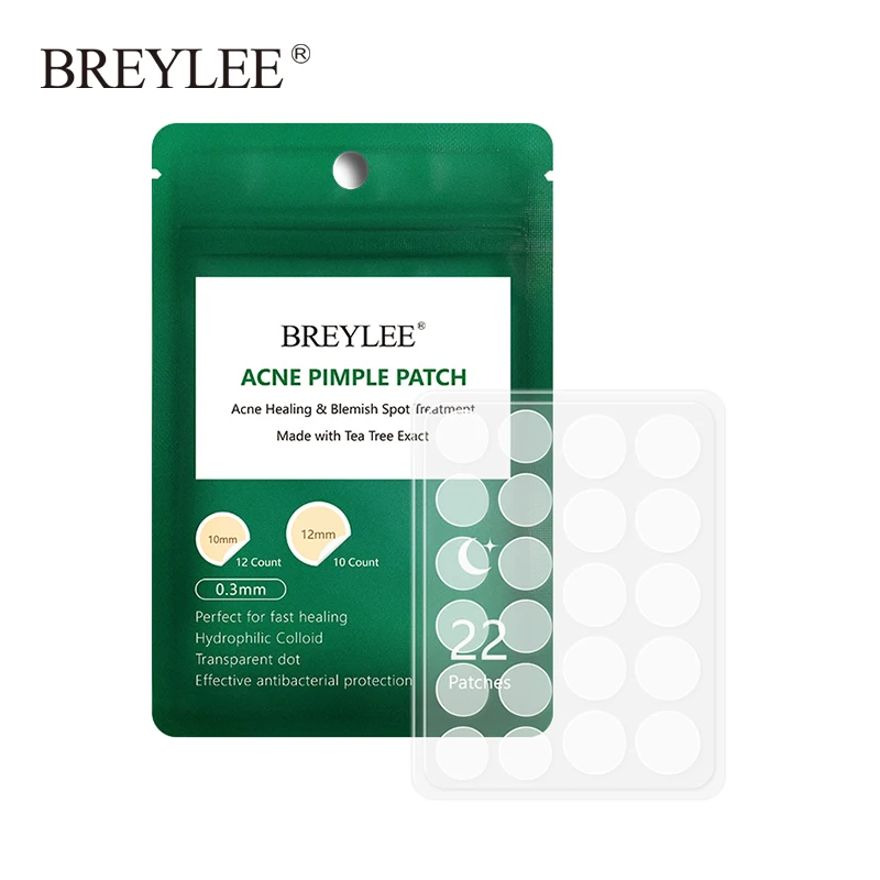 Night Use BREYLEE пластырь для удаления акне, против угрей, угрей, прыщей, лечение, наклейка, уход за кожей, маска, инструменты для ухода за лицом, 22 пластыри - Цвет: Night Use
