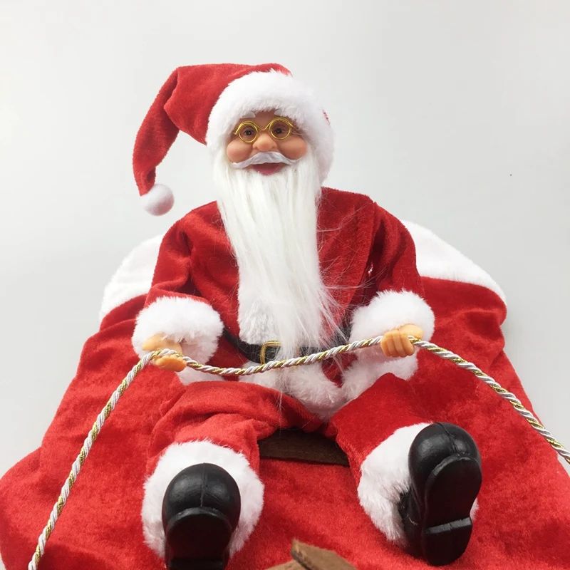 Рождественская Одежда для собак, костюм Санта-Клауса, праздничная одежда для средних и больших собак, Забавный костюм для домашних животных, верховая езда