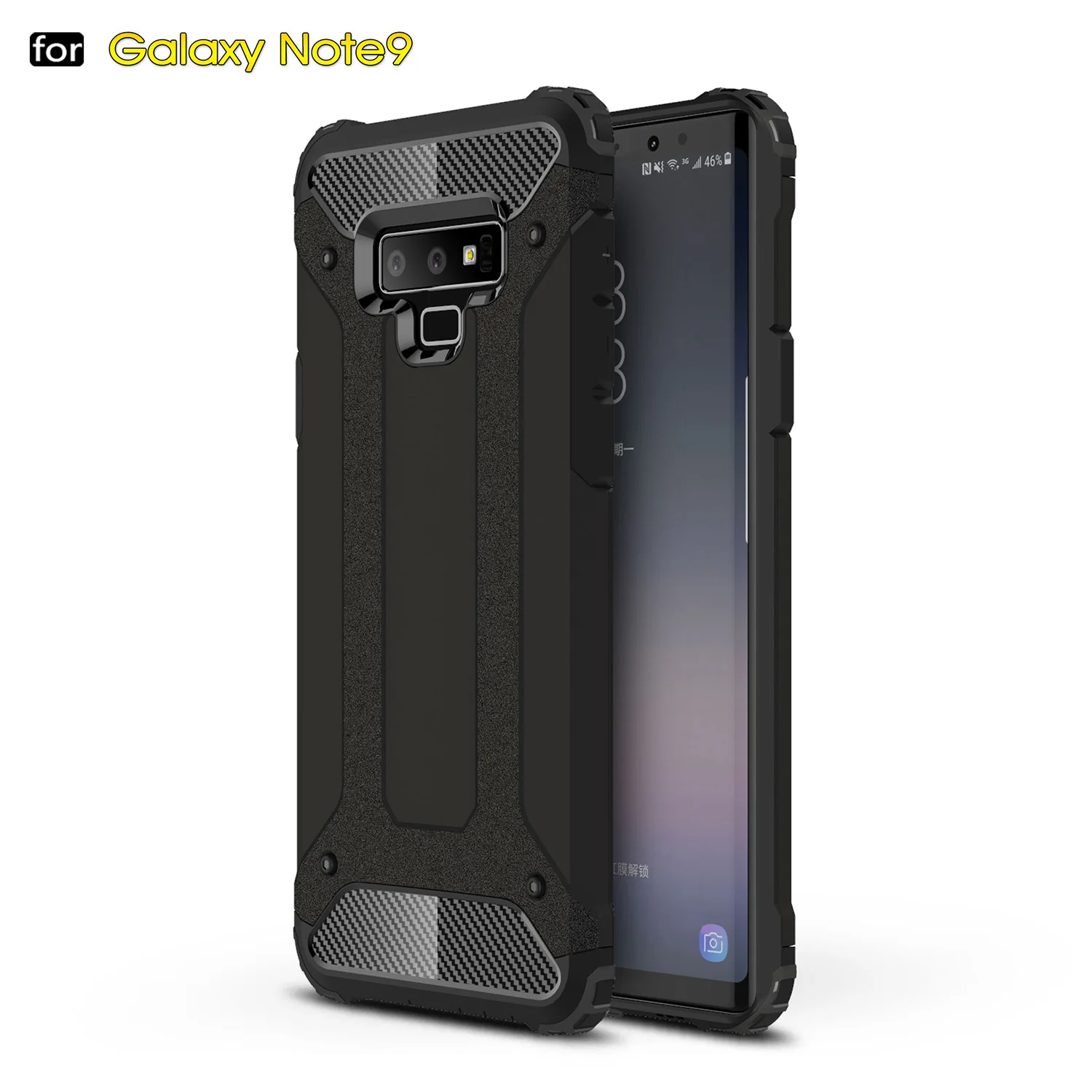 Гибридный защитный чехол-накладка для samsung Galaxy NOTE 9 8 S9 S8 A6 Plus S7 S6 Edge A5 A7 A8 полная