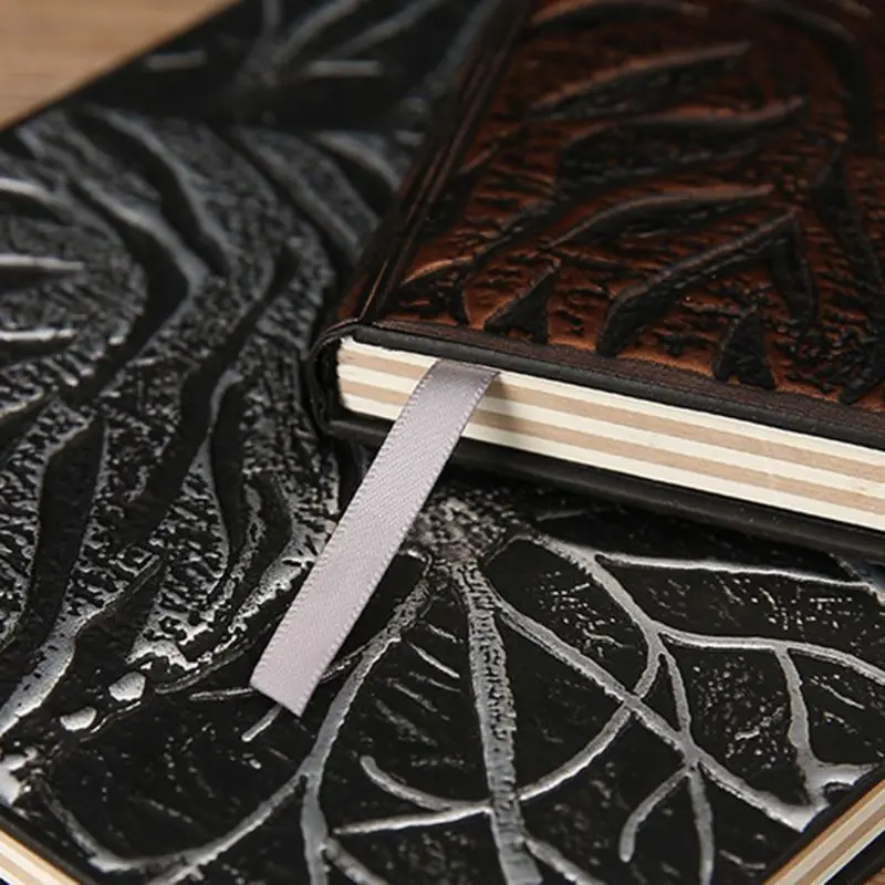 Креативный тисненый кожаный блокнот-дневник формата А5