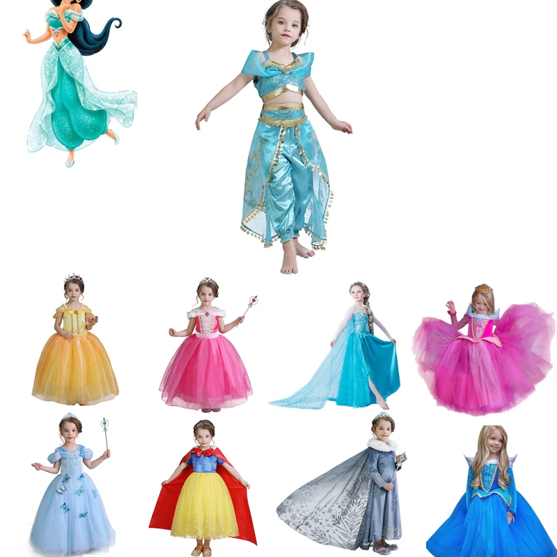 Girls Fairy Princess Costume Beauty Kids Dress Halloween Cosplay Children Arabian | Детская одежда и обувь