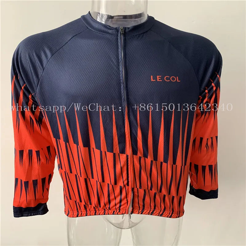 new Wiggins LE COL men's high quality spring thin long sleeve professional team cycling bicycle tight shirt thin fabric